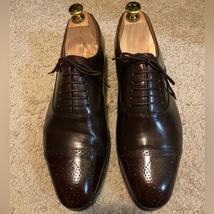 Meermin Mallorca Brown Cap Toe Oxfords